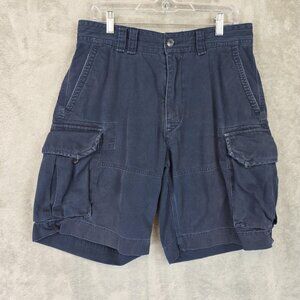 Polo Ralph Lauren Cargo Shorts Mens 34 Blue Classic Fit Chino 11 Inseam Casual